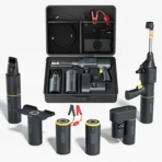 Kit de voiture 5 en 1 19000Pa aspirateur de voiture 200psi laveuse lampes de poche Portable 150psi gonfleur de pneu 15000mah démarreur de saut de voiture