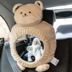 Rétroviseur mignon de conception de dessin animé d'ours pour sièges d'auto et accessoires de bébé