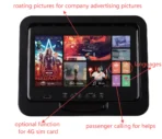 Système de divertissement pour siège arrière de bus de luxe 10 pouces Android multimédia LCDIPS moniteur - Image 5